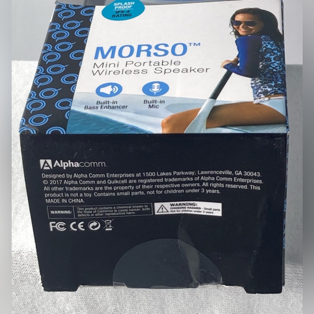 FREE OR 50% OFF W/PURCHASE - QuikCell Morso Mini Portable Wireless Speaker - Picture 6 of 6